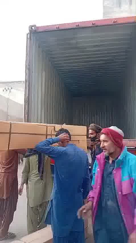 Warehouse packed with export orders